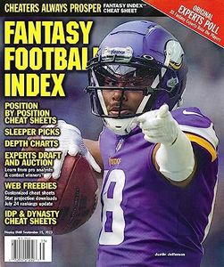 FANTASY FOOTBALL INDEX. MAGAZINE - SPC. 2023 - JUSTIN JAMAL JEFFERSON (COVER)