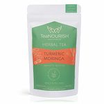 TeaNOURISH Turmeric Moringa Herbal Tea | Blend of Indian Superfoods Turmeric, Moringa, Ginger & Black Pepper | Supports Immunity | 100% NATURAL INGREDIENTS - 3.53oz/100g