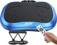 AXV Vibration Plate Exercise Machine Whole Body Workout Portable Mini Vibrate Fitness Platform Lymphatic Drainage Machine for Weight Loss Shaping Toning Wellness Home Gyms Workout