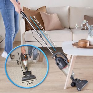 VonHaus 800W Stick Vacuum Cleaner – Lightweight, Grey