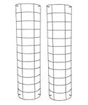 Selections Large Metal Tube Trellis Semi Circular for Drainpipes (Pack of 2)