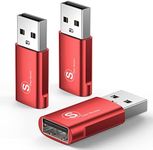 sweguard USB Data Blocker [3-Pack] Upgraded USB Condom USB-A to USB-A Data Blocker Only for Charge, Protect Against Juice Jacking, Refuse Hacking Provide Safe Charging