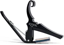 Kyser Quick-Change Capo for 6-string acoustic guitars, Black, KG6B