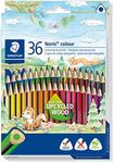 STAEDTLER 187 CD36 Noris Colour Triangular Pencils - Assorted Colours (Pack of 36)