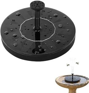 Eco-Friendly Solar Fountain Water Pump for Outdoor Decor Floating Garden Pool Fountain for Bird Baths, Ponds, Patios, and Pools, Enhancing Aesthetic Appeal Without Battery or Electrical Power