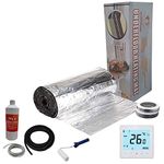 Nassboards Premium Pro Elite - Electric Underfloor Pro Elite Foil Heating kit 150w - 22m² - White WiFi Thermostat