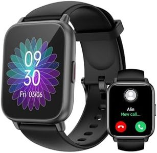 RUIMEN Smartwatch con Llamadas,Reloj Inteligente Haga Reciba Llamada y Asistente Voz, Smartwatch Mujer Hombre con Podómetro Oxígeno Sanguine Impermeable IP68 100+ Deportes Modos Pulsera de Actividad