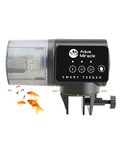 AquaMiracle Automatic Fish Feeder - Timer Dispenser for Aquarium, Adjustable Volume for Granules, Pallets, Strips - Vacation Feeder