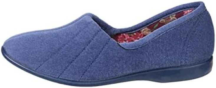 GBS Audrey Ladies Slipper/Womens Slippers (UK Size: 9 UK) (Blueberry)