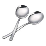 Rinboat 6-Piece Large Stainless Steel Serving Spoons