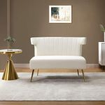 HULALA HOME Mid-Century Velvet Upho