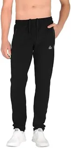 SCR SPORTSWEAR Men's Tall Sweatpants - Mens Small Tall Sweatpants for Men - Black Sweatpants 70% Cotton - Tapered Fit - Athletic Pants for Men and Teens - 30W x 36L 36 inch Extra Long Inseam