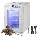 25L Reptile Incubator Egg Incubator, Scientific Lab Incubator Cooling and Heating Thermostat Box with Digital LED Lighting, 5°C-60°C Temperature Control, for Reptiles Chameleon Lizard Turtle(White)