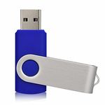 4GB USB Flash Drive Memory Stick Fold Storage USB Memory Stick (4GB Blue)