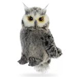 Aurora World Barney The Plush Great Horned Owl (9-Inch)|White