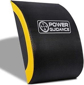 POWER GUIDANCE Ab Exercise Mat - Sit Up Pad - Abdominal & Core Trainer Mat for Full Range of Motion Ab Workouts (black, #1)