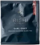 Rishi Tea Earl Grey Tea - Organic Sachet Tea Bags, Pure Black Tea with Bergamot Oil, Energizing & Caffeinated - 50 Count