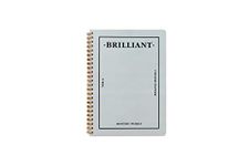 PAPERIAN Brilliant Monthly & Weekly Planner - Wirebound Undated Monthly &Weekly Planner Book Scheduler Diary (Grey Sky)