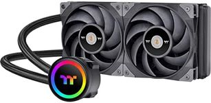 Thermaltake TOUGHLIQUID 240 ARGB Motherboard Sync All-in-One Liquid CPU Cooler, AMD (AM5/AM4) / Intel (LGA 1700/1200), 240mm High Efficiency Radiator CL-W319-PL12BL-B