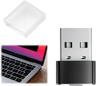 Hugfads Mini Mouse Mover USB, Simulatore di Movimento Automatico del Mouse con 3 Modalità, Interruttore ON/OFF, Plug & Play, Non Rilevabile da Sistemi IT, Compatibile con Windows, Mac e Linux