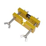 Alnicov Adjustable Mouthpiece Puller Tool Remover Holder Tools for Brass-Wind Instruments(Yellow)