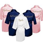 Personalized Bridesmaid Satin Kimono Robes Gift for Bridal Party