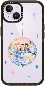 CASETiFY Impact iPhone 14 Case [4X Military Grade Drop Tested / 8.2ft Drop Protection] - Disco - Glossy Black