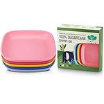 SUGARCANE Kids Plates 5Pack (7.9”) 