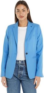 Tommy Hilfiger SMD Core Regular SB Blazer WW0WW39977 Blazers/Chaquetas Deportivas, Azul (Blue Spell), 38 para Mujer