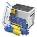 Digital Ultrasonic Cleaner 3L for Cleaning Carbs Injectors Guns Bullets and Brass Professional Ultrasonic Bath Stainless Steel with 200W Heater Dareflow