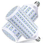 LED Corn Light Bulb 60W(500W Equivalent) 6000K Daylight White 6000 Lumens 2pack