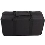 Clarinet Bags & Cases,Clarinet Case Bag,Ox Fabric Water resistant Clarinet Bag Case Black Foam Padded Thickened Ox Cloth Storage Bag with Strap for Clarinet Accessory Black