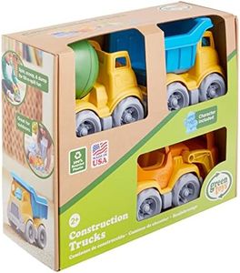 Green Toys Construction Vehicle - 3 Pack - 4C, Multi