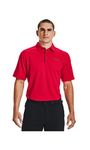 Under Armour mens Tech Golf Polo , Red (600)/Graphite , X-Large