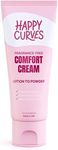 HAPPY CURVES Liquid Powder - Lotion to Powder Anti Chafing Cream for Women: Aluminum-Free for Private Parts, Under Breast, & Body Sweat and Odor (100 ml (Pack of 1), Unscented)