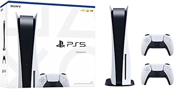 PS5 Console standard Sony PlayStation (avec lecteur) inclus 2x manette Dualsense compatibles pour PS5