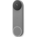 Google Nest Doorbell (Battery) - Wireless Doorbell Camera - Video Doorbell - Ash - 1080P