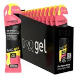 TORQ Running Gels with Electrolytes - 2:1 Maltodextrin: Fructose for Endurance Sports & Optimal Performance | Energy Gels for Running, Cycling & Marathons - 30g Carbs Per Gel | Rhubarb & Custard 15