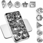 30Pcs Mini Cookie Cutter Set with B