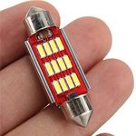 Guance 36mm 12SMD Dome LED Light Interior Reading Bulb roof Light for Universal for Skoda Slavia