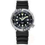 ADDIESDIVE Scuba Mens Diving Watch Automatic Diver 300M 47.5MM Analog Luminescent Chromalight Dial (blackwaffle)