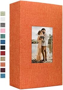 Vienrose Linen Photo Album 420 Pockets for 4x6 Photos Fabric Cover Photo Books Slip-in Picture Albums for Wedding Baby Vacation