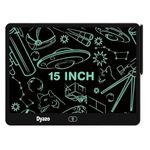 Dyazo 15 Inch LCD Re-Writing Tablet Pad with Stylus Pen | Lightweight and Portable Magic Slate Design for Drawing, Handwriting, Playing, Digital Notepad for Kids and Students | Black