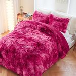 Syalife Faux Fur Plush Comforter Set