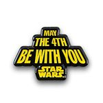 SalesOne International, LLC Star Wars May The Fourth Be with You Pin | Enamel Star Wars Collector Pin | Fun May 4th Star Wars Accessory