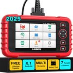 LAUNCH CRP123X V2.0 OBD2 Scanner 2025 Version, ABS SRS Engine Transmission Car DiagnosticTool, 7 Service Functions, Battery Test, Lifetime Free Update