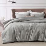 Bedsure Dark Grey Duvet Cover Full 