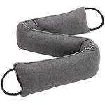 CIMA 36" Weighted Under Door Draft Stopper, Bottom Door Seal Sound Wind Blocker Weather Stripping - Dark Grey