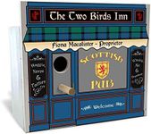 Thousand Oaks Barrel Personalized Scottish Pub Decor Bird House Outdoor – Perfect Bird Box for Bird & Nature Lovers - Weather Resistant Martin Bird House with Dowel - (11" x 9.5" x 5")