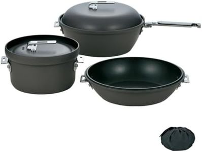 Snow Peak - Pancooker Set (3 Pieces, Stainless Steel)